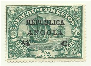 Stamp, Fleet of Vasco da Gama on the run, Angola,  