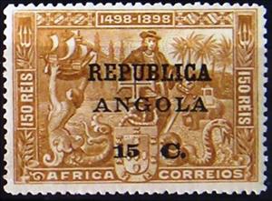 Stamp, Vasco da Gama - Discoverer of the seaway to India, Angola,  
