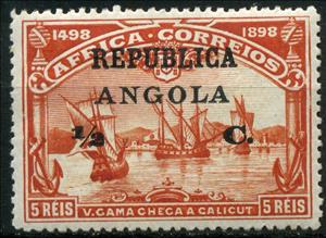 Stamp, Arrival at Calicut, India, Angola,  