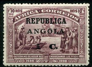 Stamp, Departure at Belem  - 07.07.1497, Angola,  