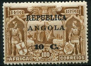Stamp, Arrival of the Fleet, Angola,  