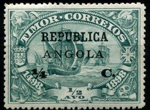 Stamp, Fleet of Vasco da Gama on the run, Angola,  