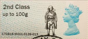 Stamp, Machin MA15 - Statue Overprint, United Kingdom of Great Britain & Northern Ireland,  , Famous People, Military Forces, Royalty, Statues