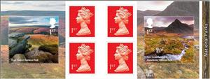 Booklet Pane, National Parks Self-Adhesive Booklet, United Kingdom of Great Britain & Northern Ireland,  , National Parks
