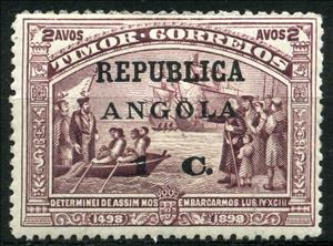 Stamp, Departure at Belem  - 07.07.1497, Angola,  