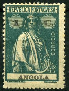 Stamp, Ceres, Angola,  , Mythology, Tools, Crops, Gods and goddesses