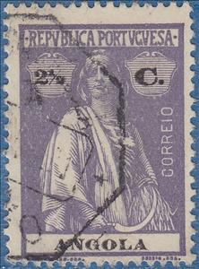 Stamp, Ceres, Angola,  , Mythology, Tools, Crops, Gods and goddesses