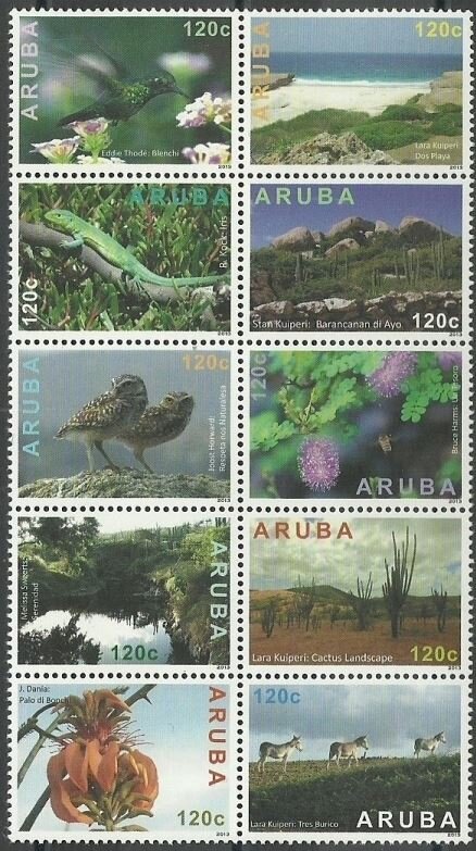 Block of 10, Aruban Nature - Photography