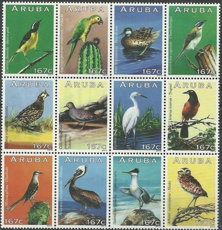 Block of 12, Birds (2013)