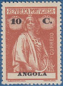 Stamp, Ceres, Angola,  , Mythology, Tools, Crops, Gods and goddesses