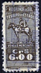 Stamp, General Manuel Luís Osório, Brazil,  , Animals (Fauna), Famous People, Generals, Horses, Military Officers, Politicians
