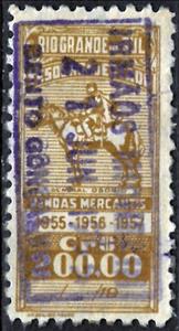Stamp, General Manuel Luís Osório, Brazil,  , Animals (Fauna), Famous People, Generals, Horses, Military Officers, Politicians