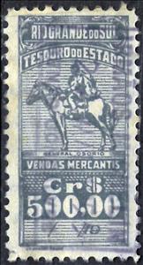Stamp, General Manuel Luís Osório, Brazil,  , Animals (Fauna), Famous People, Generals, Horses, Military Officers, Politicians