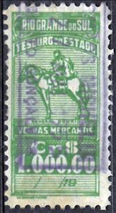 Stamp, General Manuel Luís Osório, Brazil,  , Animals (Fauna), Famous People, Generals, Horses, Military Officers, Politicians