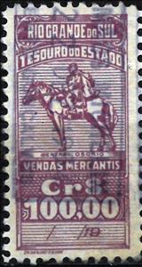 Stamp, General Manuel Luís Osório, Brazil,  , Animals (Fauna), Famous People, Generals, Horses, Military Officers, Politicians