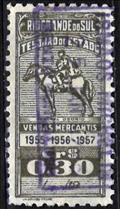 Stamp, General Manuel Luís Osório, Brazil,  , Animals (Fauna), Famous People, Generals, Horses, Military Officers, Politicians