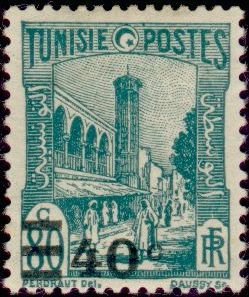 Stamp 1921-26 overloaded