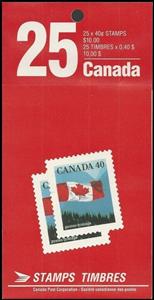 Booklet, The Canadian Flag over Forest, Canada,  , Flags, Forests