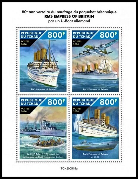80th Anniversary of the Sinking of RMS Empress of Britain