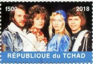 Stamp, Abba, Cinderellas,  , Famous People, Musicians, Singers