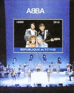 Souvenir Sheet, Abba, Cinderellas,  , Famous People, Musicians