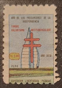 Stamp, Anti-Tuberculosis Campaign, Cinderellas,  , Tuberculosis / TBC