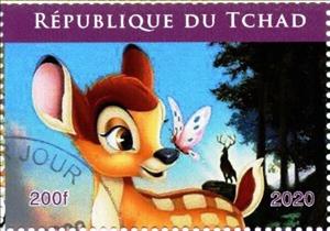 Stamp, Bambi, Cinderellas,  , Cartoons, Disney