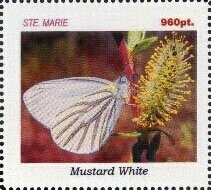 Stamp, Butterflies, Cinderellas,  , Butterflies, Insects