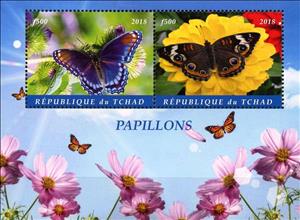 Mini Sheet, Butterflies, Cinderellas,  , Animals (Fauna), Butterflies, Insects