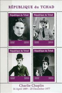 Mini Sheet, Charlie Chaplin, Cinderellas,  , Entertainers, Famous People