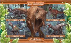 Mini Sheet, Dinosaurs, Cinderellas,  , Dinosaurs, Prehistorical Animals