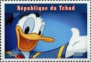 Stamp, Donald Duck, Cinderellas,  , Cartoons, Comics, Disney