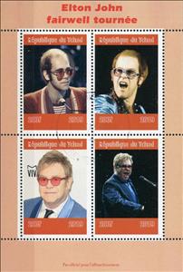 Mini Sheet, Elton John, Cinderellas,  , Musicians
