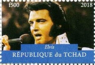 Stamp, Elvis Presley, Cinderellas,  , Famous People, Music, Singers