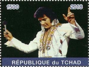 Stamp, Elvis Presley, Cinderellas,  , Famous People