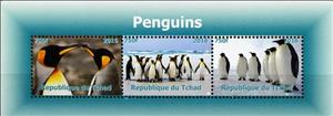 Mini Sheet, Emperor Penguins, Cinderellas,  , Animals (Fauna), Birds, Penguins
