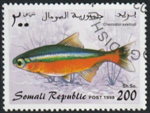 Stamp, Fish, Cinderellas,  , Fishes