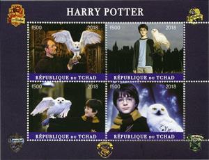 Mini Sheet, Harry Potter and Hedwig, Cinderellas,  , film