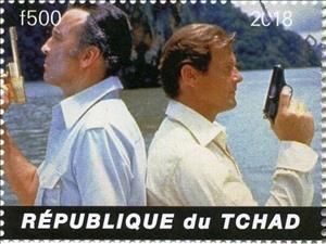 Stamp, James Bond - Roger Moore, Cinderellas,  , Actors, film