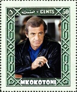 Stamp, Jean-Paul Belmondo, Cinderellas,  , Actors, Famous People, Men, film