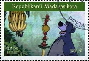 Stamp, Jungle Book, Cinderellas,  , Cartoons, Disney
