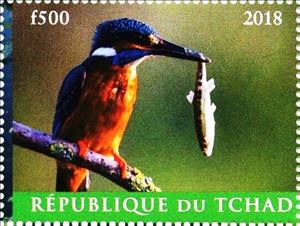 Stamp, Kingfisher, Cinderellas,  , Animals (Fauna), Birds, Kingfishers