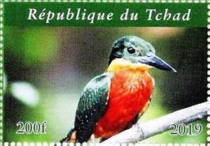 Stamp, Kingfishers, Cinderellas,  , Animals (Fauna), Birds, Kingfishers