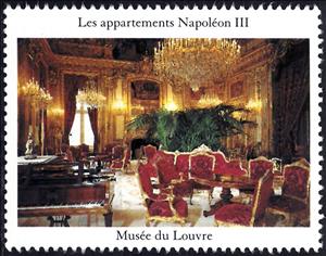 Stamp, Les appartements Napoleon III, Cinderellas,  