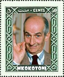 Stamp, Louis Germain David de Funès de Galarza, Cinderellas,  , Actors, Famous People, Men, film