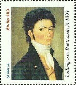 Ludvig van Beethoven in 1801