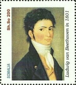 Ludvig van Beethoven in 1801