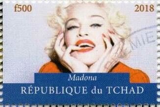 Stamp, Madonna, Cinderellas,  , Famous People, Music, Singers