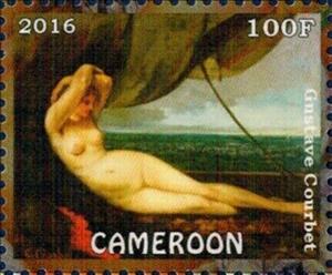 Stamp, Nudes, Cinderellas,  , Nudes, Paintings, People, Women