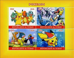 Mini Sheet, Pokemon, Cinderellas,  , Comics